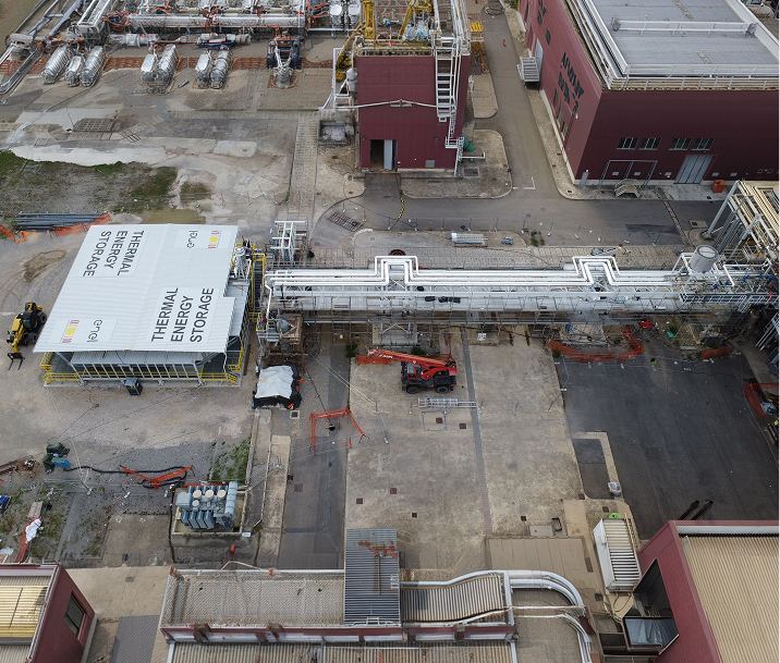Powered by bGen™ thermal energy storage installation